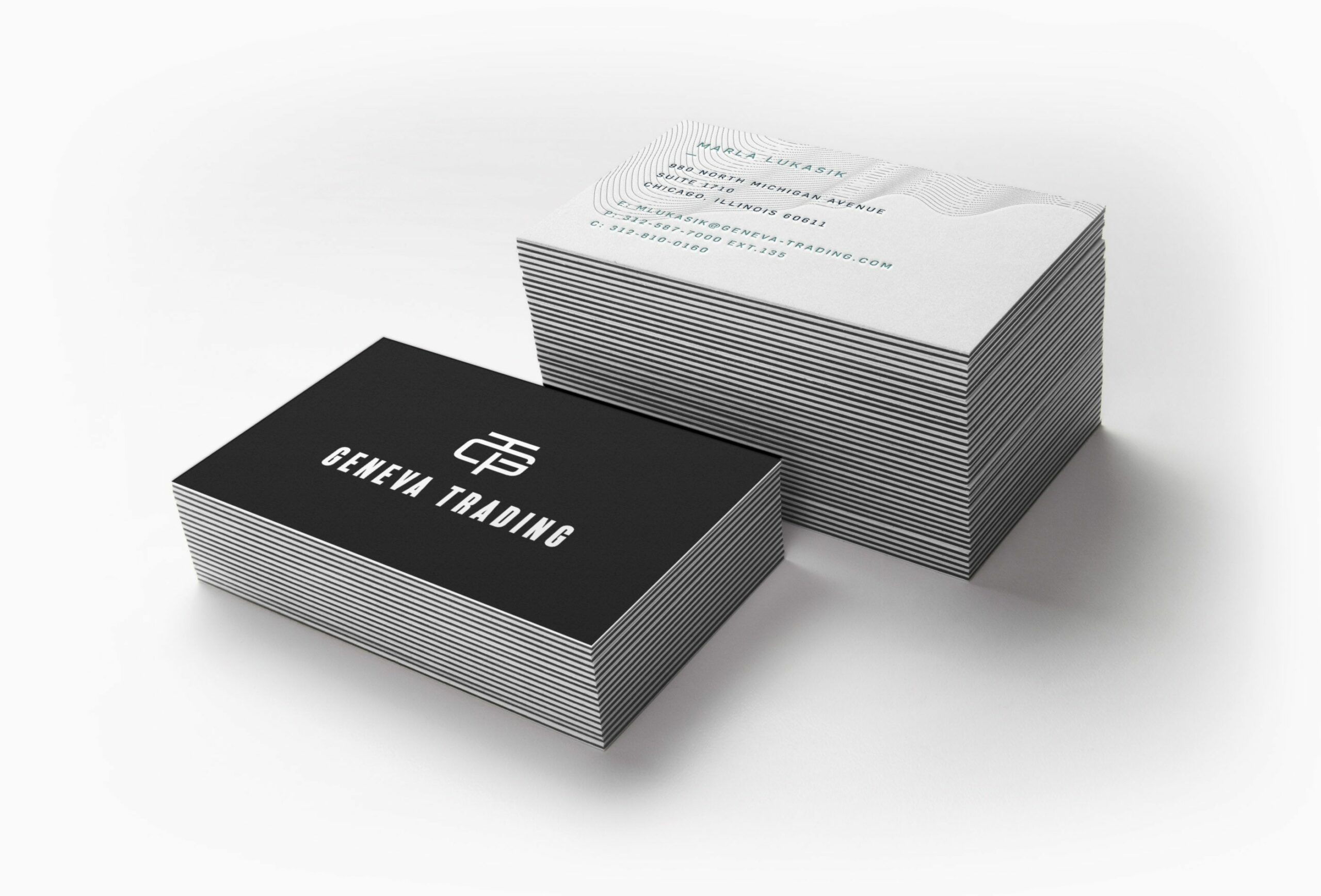 Geneva Letterpress Business Card MockUp