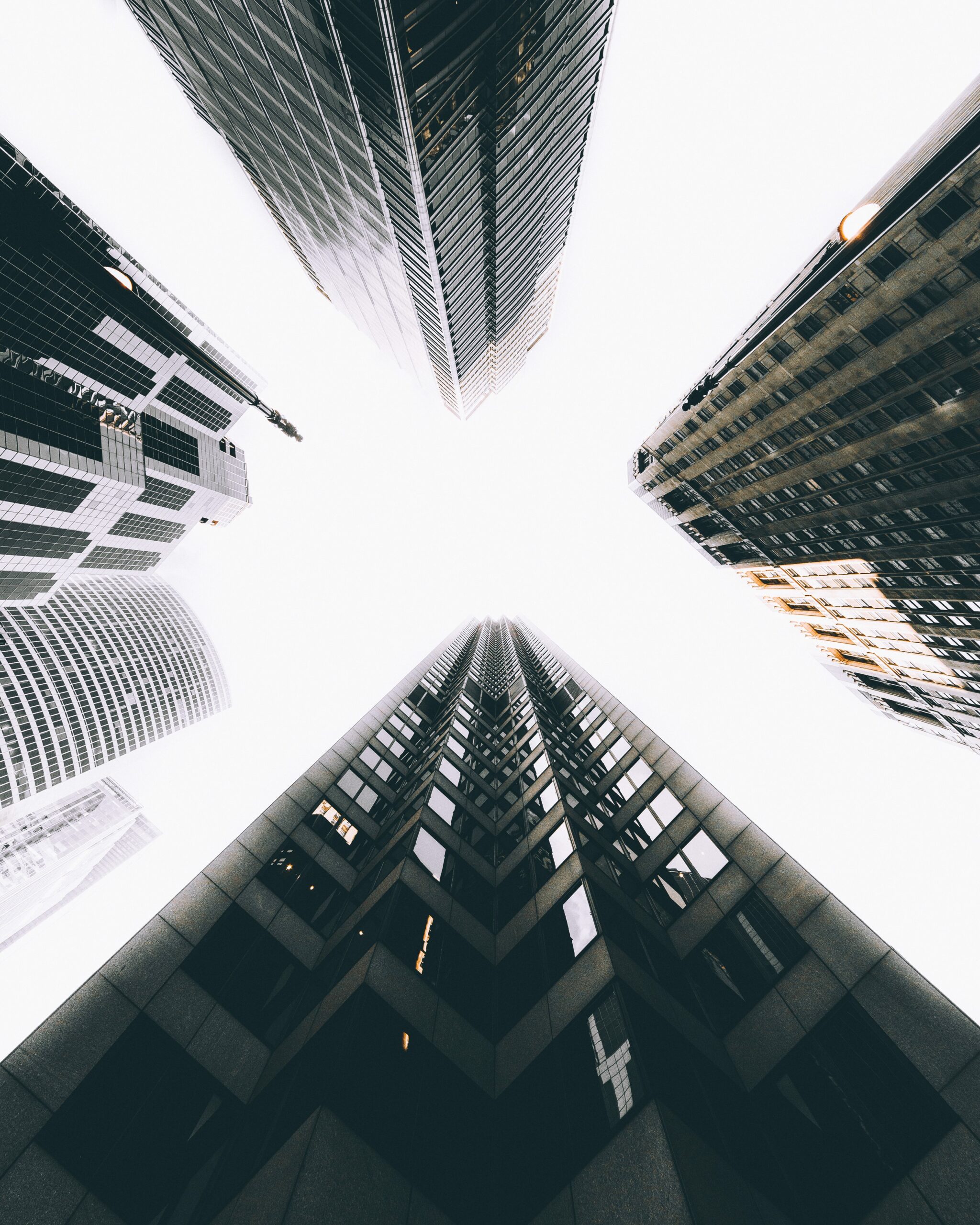 Chicago City Skyline from Below MLMTR