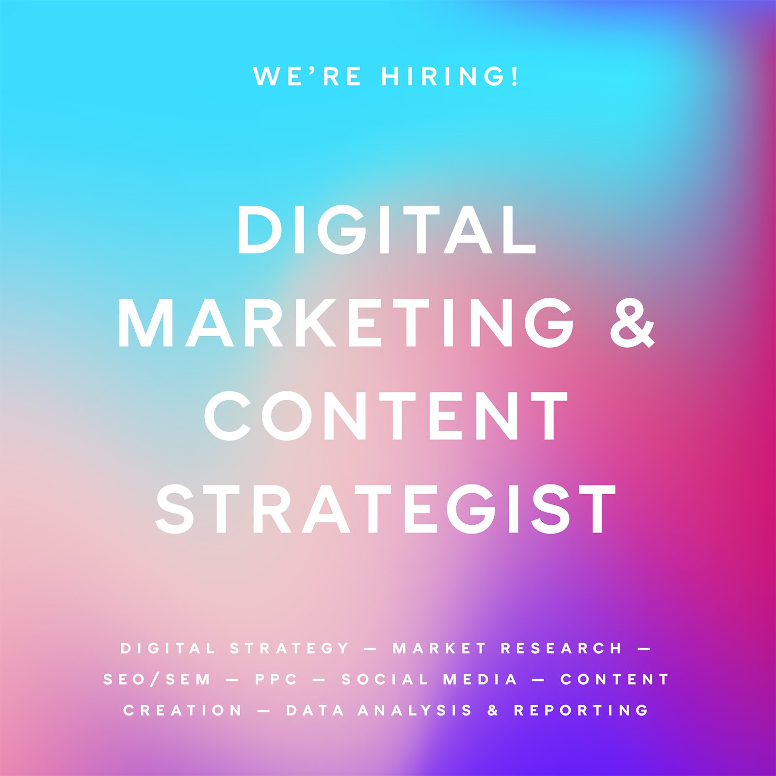 BBG We're Hiring graphic