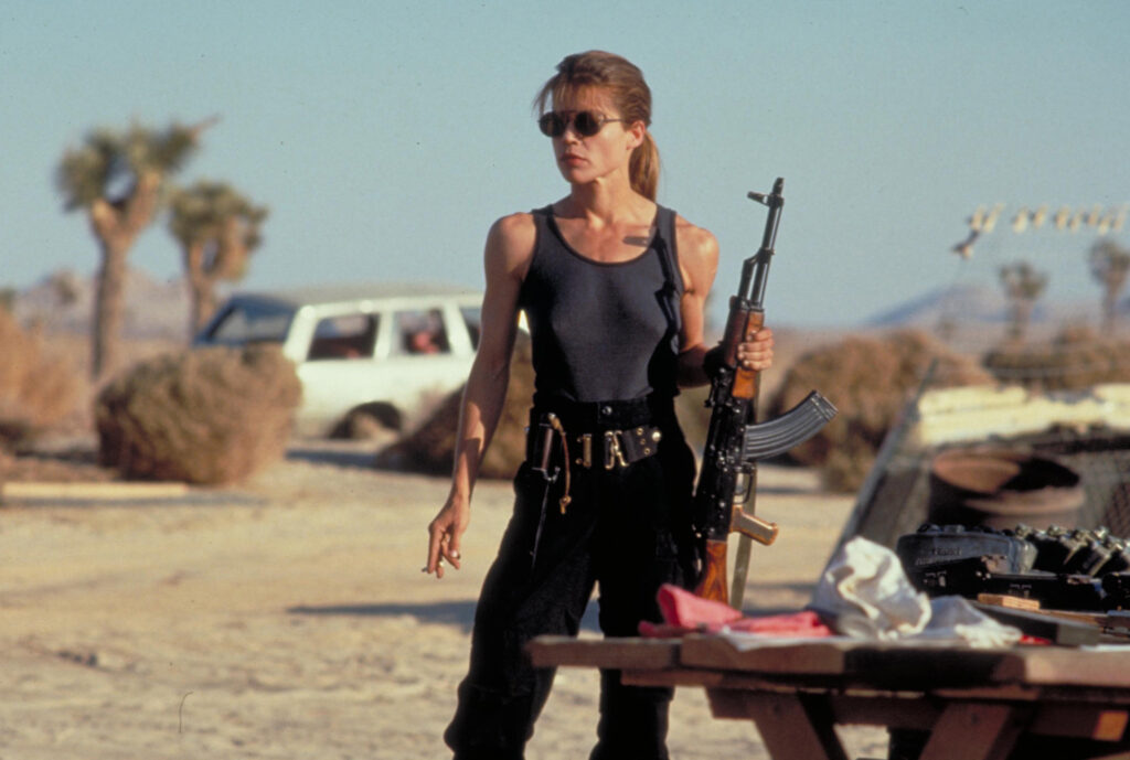 Linda Hamilton, boss